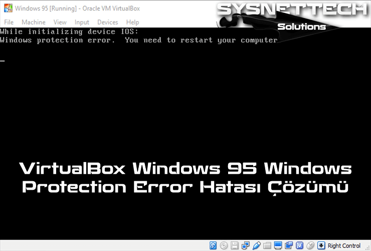 dosbox windows 95 windows protection error fix